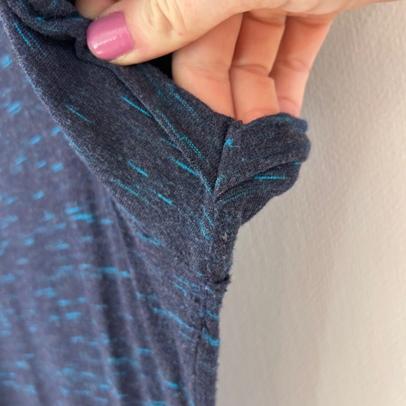 MATILDA JANE Deep Water Navy Scoop Neck Maxi Dress Cottage Modest Comfort Size L - Picture 8 of 15